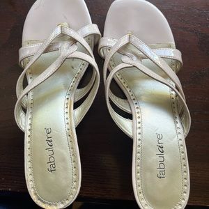Nude Colored Heels- Open toe